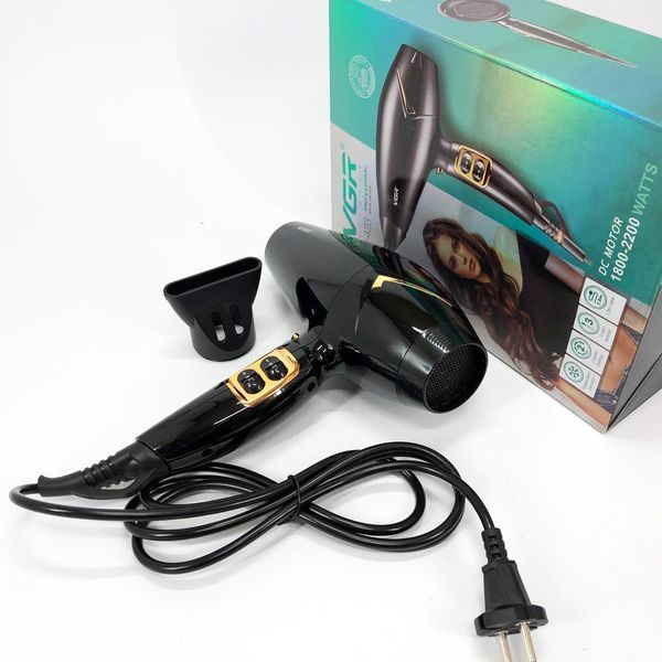 Мощный электрический профессиональный фен для волос VGR V-423 1800-2200W, Женский фен для волос 00014410 фото