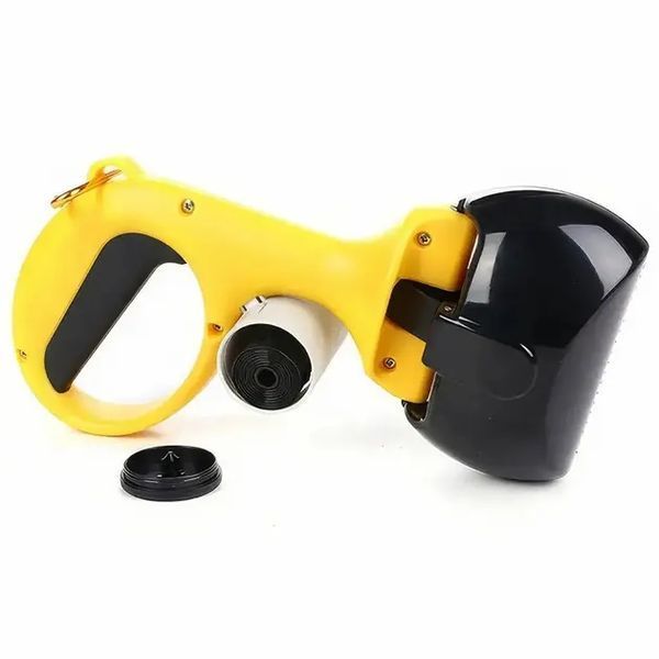 Автоматический совок для уборки Pooper Scooper Big 27 x 13 x 9 см / Щипцы для уборки с карабином и мешками в комплекте 00021898 фото