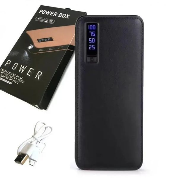 Портативное зарядное 20000 mahc экраном 3 USB + фонарик,павер банк, Power Bank 00017909 фото
