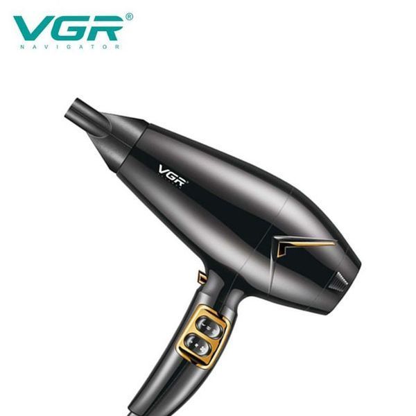 Мощный электрический профессиональный фен для волос VGR V-423 1800-2200W, Женский фен для волос 00014410 фото