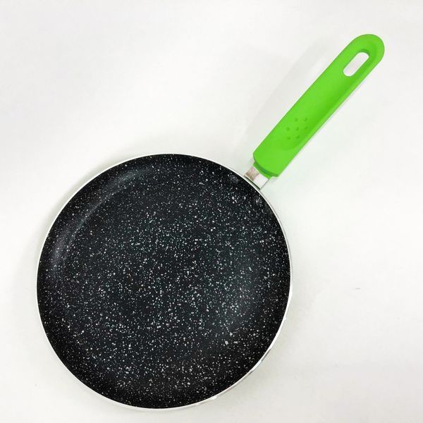 Сковородка для блинов 23 см Con Brio СВ-2324 Eco Granite, сковорода с индукционным дном. Цвет: зеленый 00018827 фото