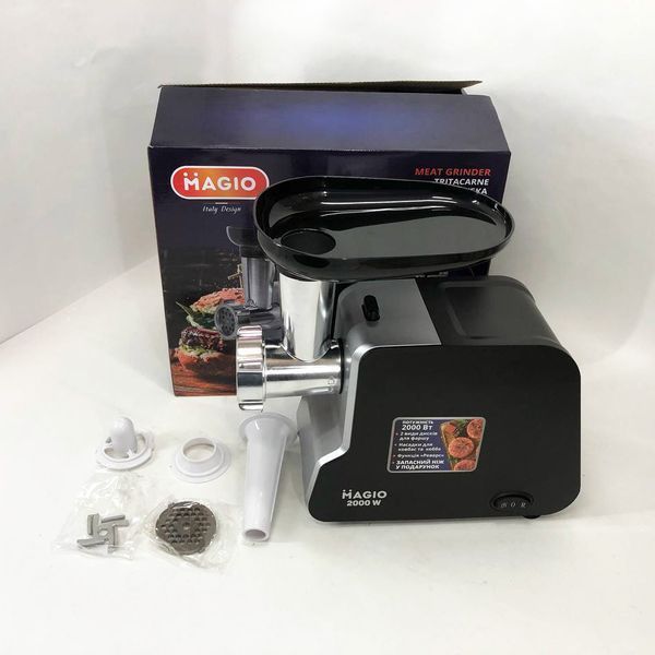 Мясорубка Magio MG-268 N 2000 Вт мясорубка для мяса электромясорубка для шинковки электромясорубка для дома 00018998 фото