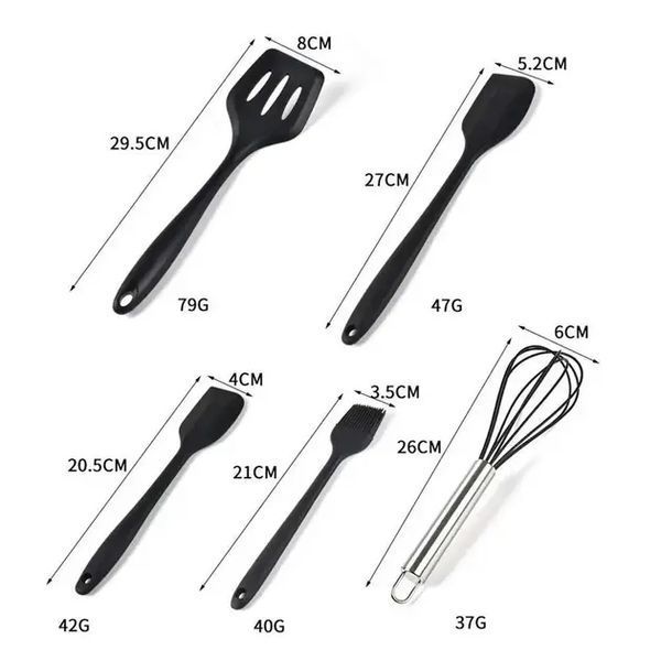 Кухонный силиконовый набор Kitchen Sets 5в1 00019263 фото