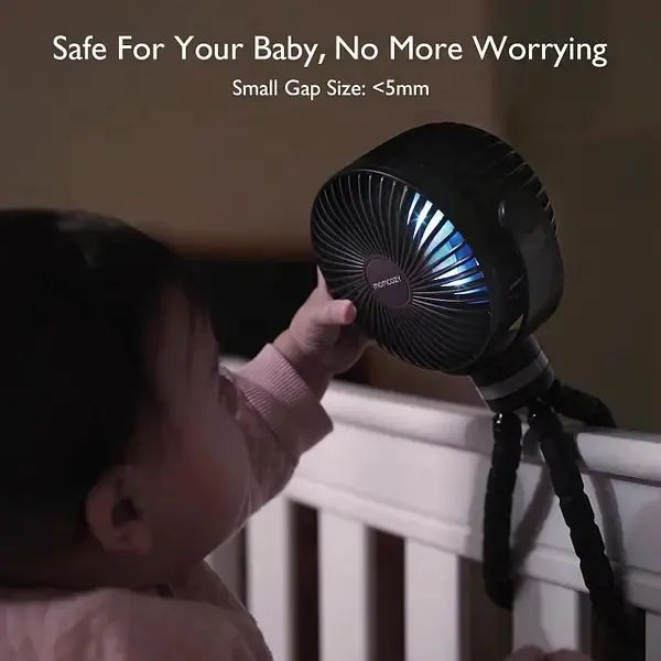 Вентилятор для коляски, маленький портативний вентилятор Momcozy 00018598 фото