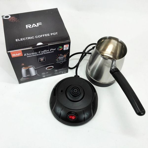 Кофеварка электрическая металлическая турка RAF R.150 500 мл 00020120 фото