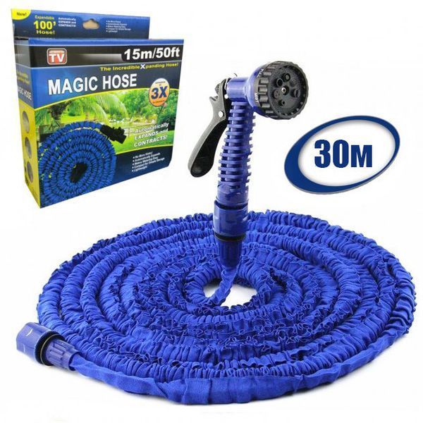 Шланг садовий Magic House 30.0м. Колір синій 00013452 фото