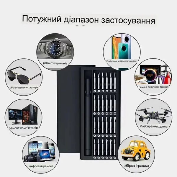 Набор отверток 25 в 1 магнитные Биты Phillips Torx Hex Precision DIY разборный миникейс 00022637 фото