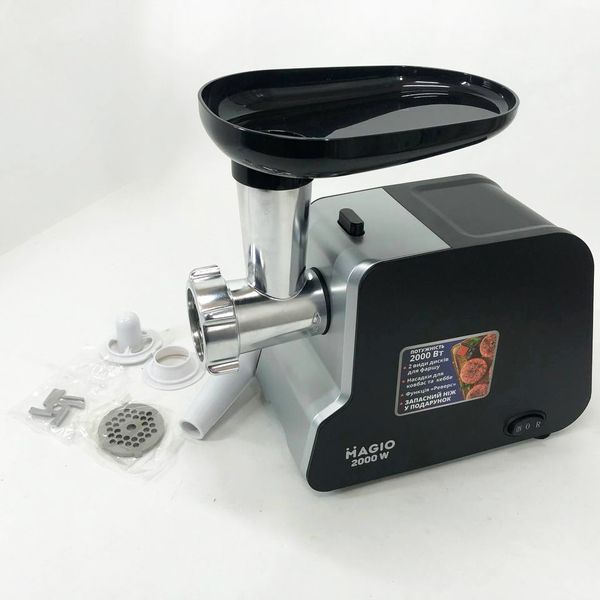 Мясорубка Magio MG-268 N 2000 Вт мясорубка для мяса электромясорубка для шинковки электромясорубка для дома 00018998 фото