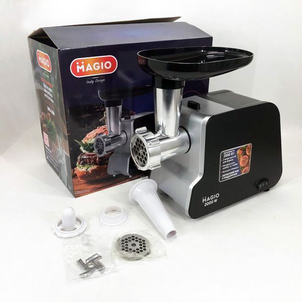 Мясорубка Magio MG-268 N 2000 Вт мясорубка для мяса электромясорубка для шинковки электромясорубка для дома 00018998 фото