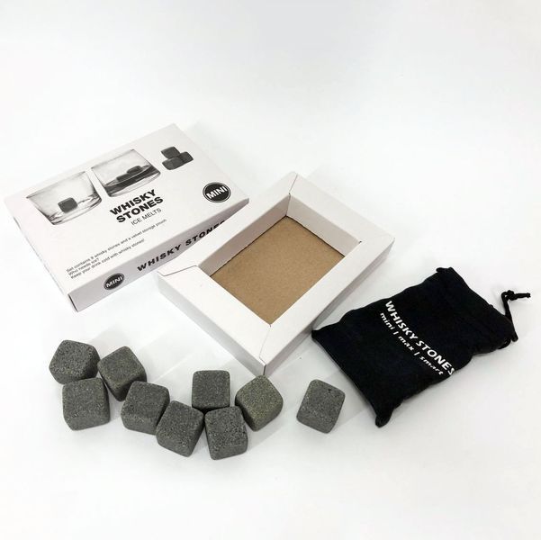 Камені для віскі Whiskey Stones з стеатита (9шт) 00012570 фото