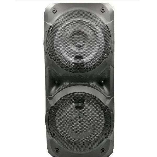 Колонка ZQS-8201 Бездротова переносна акустична Bluetooth з підсвічуванням мікрофоном AUX пульт Д/У 00017463 фото