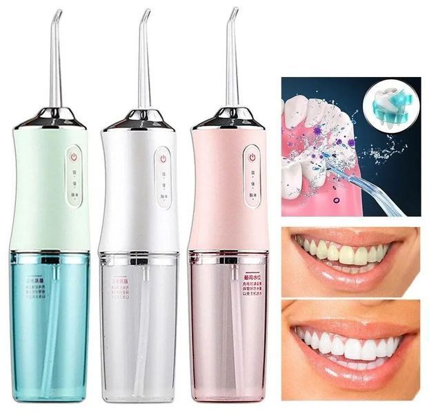 Іригатор портативний oral irrigator 3 режими роботи, 2 насадки 00014772 фото