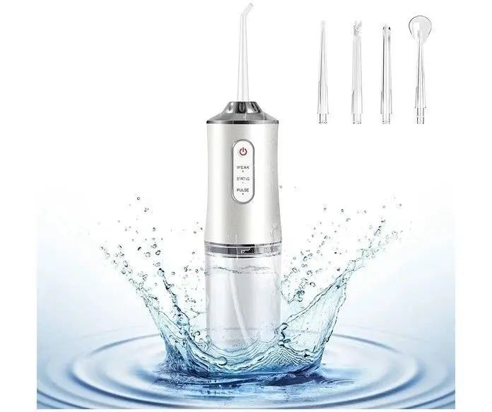 Іригатор портативний oral irrigator 3 режими роботи, 2 насадки 00014772 фото