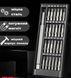 Набор отверток 25 в 1 магнитные Биты Phillips Torx Hex Precision DIY разборный миникейс 00022637 фото 2