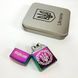 Дугова електроімпульсна запальничка USB Україна металева коробка HL-447. Колір: хамелеон 00023026 фото 8