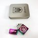 Дугова електроімпульсна запальничка USB Україна металева коробка HL-447. Колір: хамелеон 00023026 фото 9