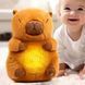 Белый Интерактивная дышащая Капибара Snuggle Pulse CapyBuddy 30 см мягкая плюшевая игрушка 00015835 фото 9