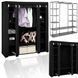 Тканинна шафа HCX Storage Wardrobe 88130 Чорний 00014247 фото 2