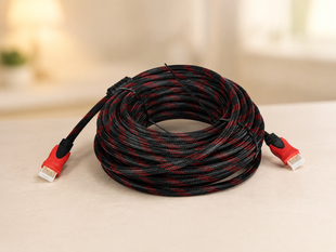 Кабель HDMI-HDMI Donli оплетка, фериты, усиленный 15 м (V1.4) sp2295 фото