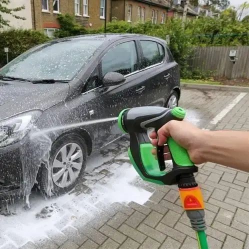 Пистолет-распылитель SPRAY GUN, Пистолет для мойки/полива высокого давления, с отделением для пены 00013808 фото
