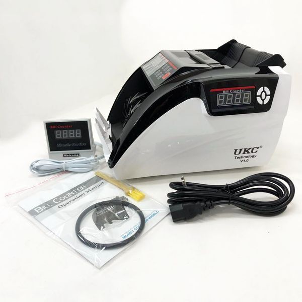 Счетная машинка для денег Bill Counter UV MG 5800 детектор валют + Внешний дисплей, счетчик банкнот 00012614 фото