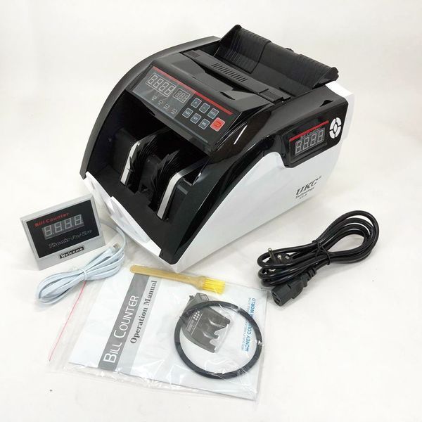 Счетная машинка для денег Bill Counter UV MG 5800 детектор валют + Внешний дисплей, счетчик банкнот 00012614 фото