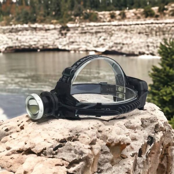 Ліхтарик на голову Bailong BL-8070-P50, LED налобний акумуляторний ліхтар, ліхтар на голову для риболовлі 00022859 фото