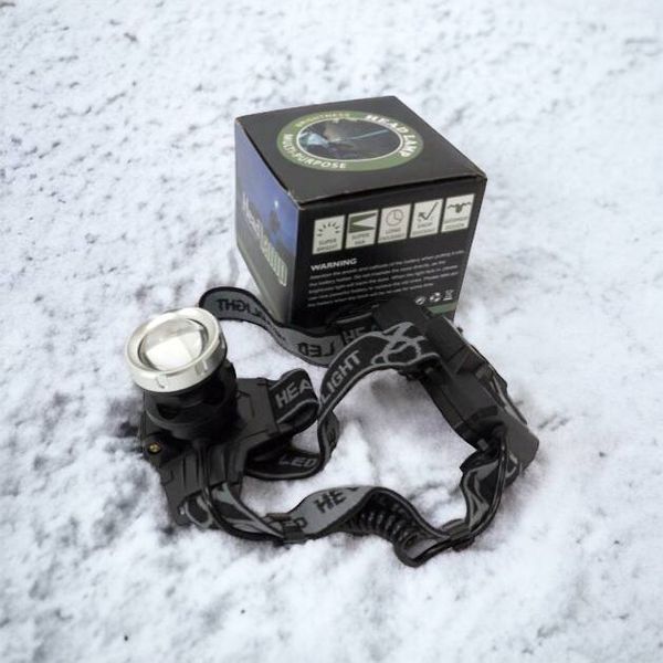 Ліхтарик на голову Bailong BL-8070-P50, LED налобний акумуляторний ліхтар, ліхтар на голову для риболовлі 00022859 фото
