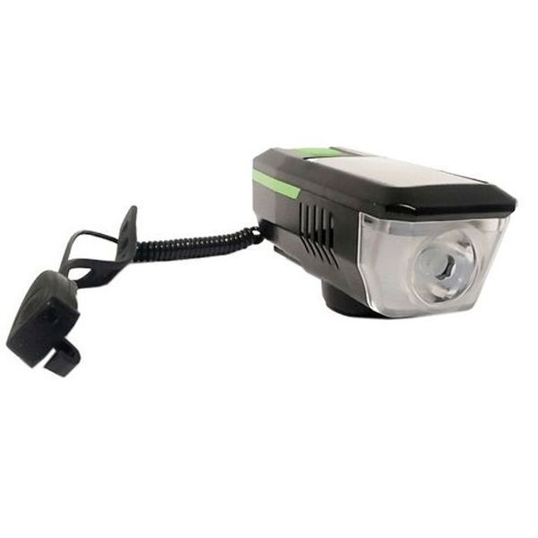 Велофара с сигналом Waterproof LY-17-XPE с выносной кнопкой, Долговечный велосипедный фонарь 00016742 фото