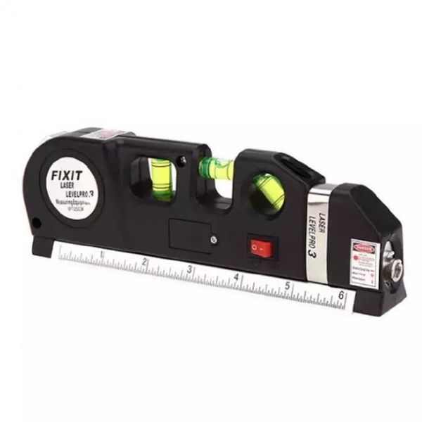 Лазерный уровень Laser Level Pro 3 со встроенной рулеткой, Высокоточный лазерный уровень 00012598 фото