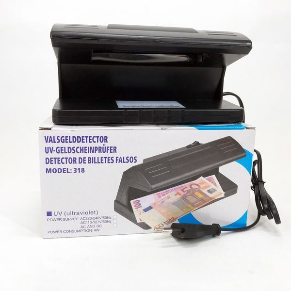 Детектор валют ультрафиолетовый Counterfeit Money Detector UV Ultraviolet Light 318 00012725 фото
