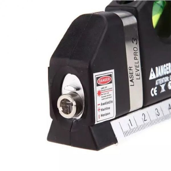 Лазерный уровень Laser Level Pro 3 со встроенной рулеткой, Высокоточный лазерный уровень 00012598 фото