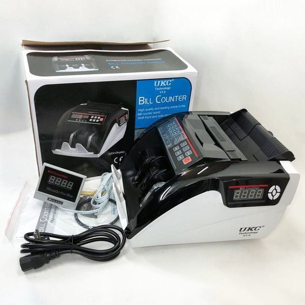 Счетная машинка для денег Bill Counter UV MG 5800 детектор валют + Внешний дисплей, счетчик банкнот 00012614 фото