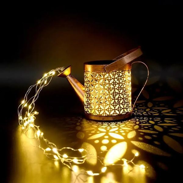 Садовий світильник на сонячній батареї "Лійка" 80см, Fairy lamp / Декоративний LED ліхтар для саду 00023147 фото