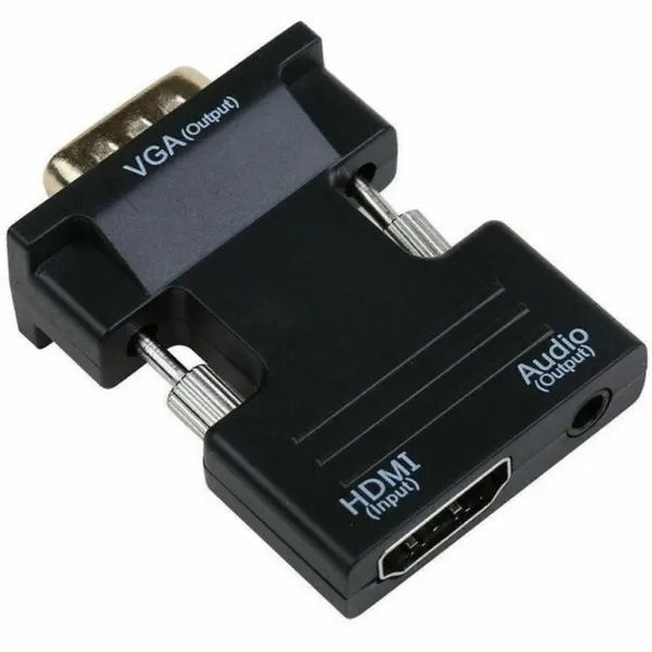 Конвертер с HDMI на VGA OUT Black 00018251 фото