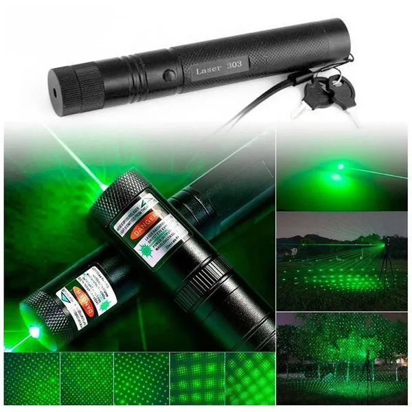 Лазерна указка Green Laser Pointer JD-303, Лазери із зеленим променем лазера, Лазерна указка брелок 00023419 фото