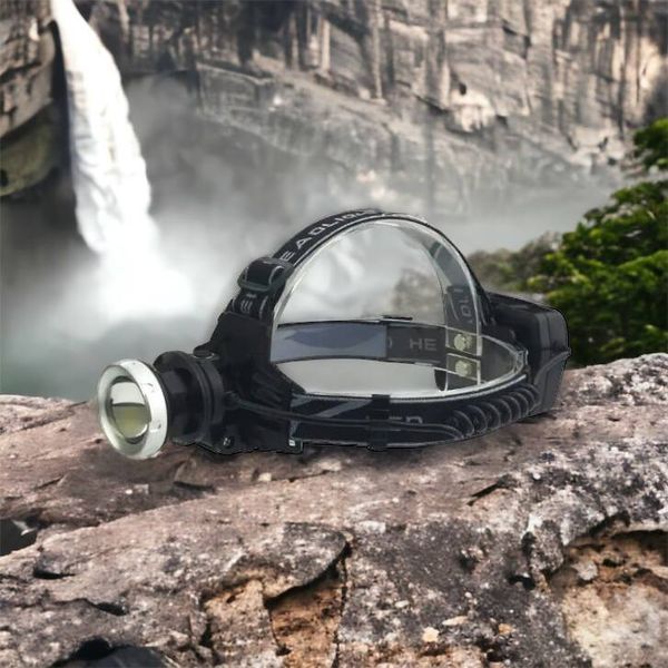 Ліхтарик на голову Bailong BL-8070-P50, LED налобний акумуляторний ліхтар, ліхтар на голову для риболовлі 00022859 фото