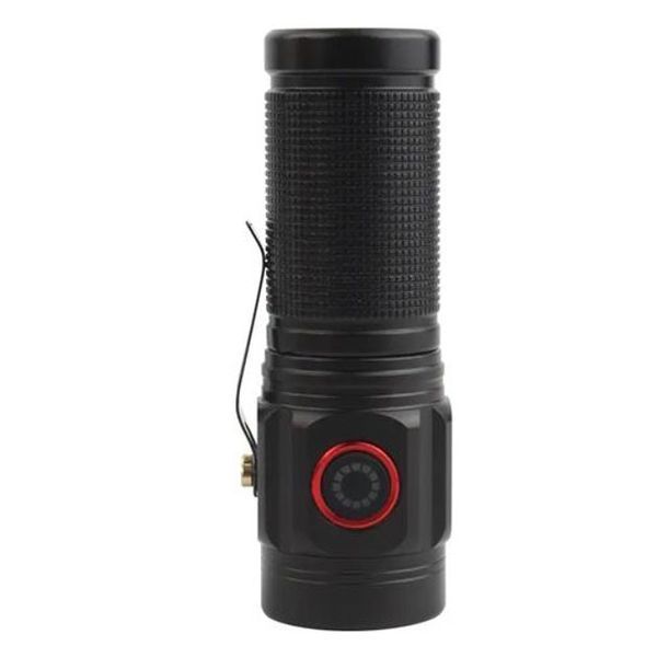 Фонарь PLD W5182-3XHP360, Ручной фонарик led, Водонепроницаемый фонар, Карманный фонарь с usb зарядкой 00022950 фото