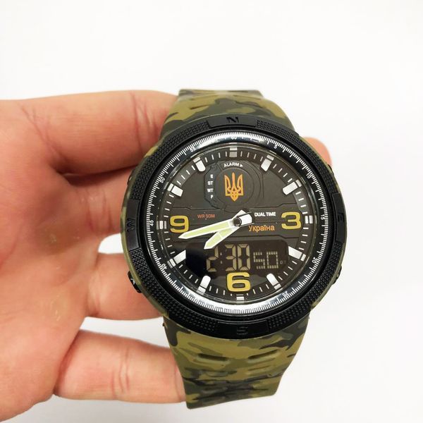 Часы наручные мужские SKMEI 5561/1655CMGNBK, Военные тактические часы, Армейские часы, Тактические часы 00022120 фото
