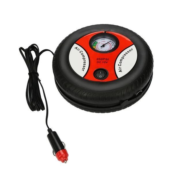 Компрессор Автомобильный AIR COMPRESSOR 260PSI DC-12V красный 00017146 фото