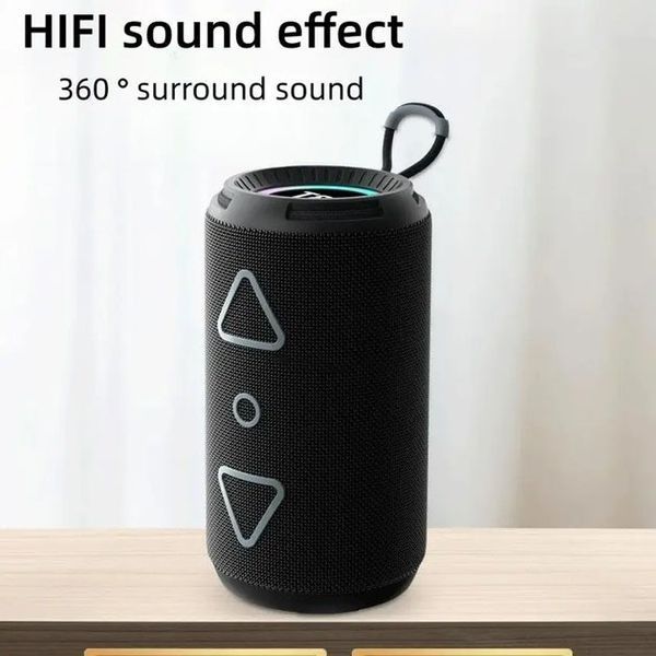 Bluetooth колонка портативна TG656 FM-радіо, акумуляторна колонка для музики. Колір: чорний 00017238 фото