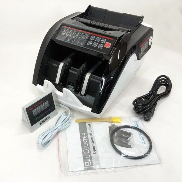 Счетная машинка для денег Bill Counter UV MG 5800 детектор валют + Внешний дисплей, счетчик банкнот 00012614 фото