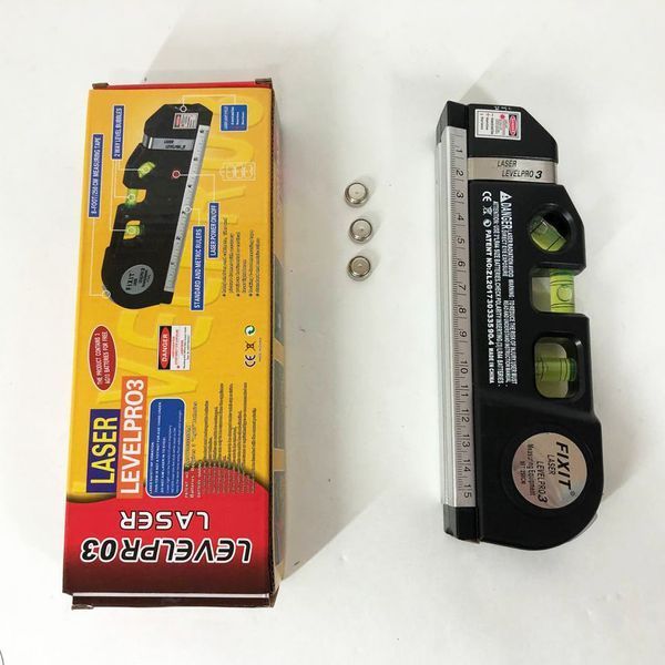 Лазерный уровень Laser Level Pro 3 со встроенной рулеткой, Высокоточный лазерный уровень 00012598 фото