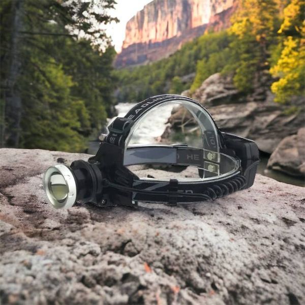 Ліхтарик на голову Bailong BL-8070-P50, LED налобний акумуляторний ліхтар, ліхтар на голову для риболовлі 00022859 фото