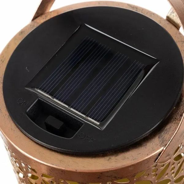 Садовий світильник на сонячній батареї "Лійка" 80см, Fairy lamp / Декоративний LED ліхтар для саду 00023147 фото