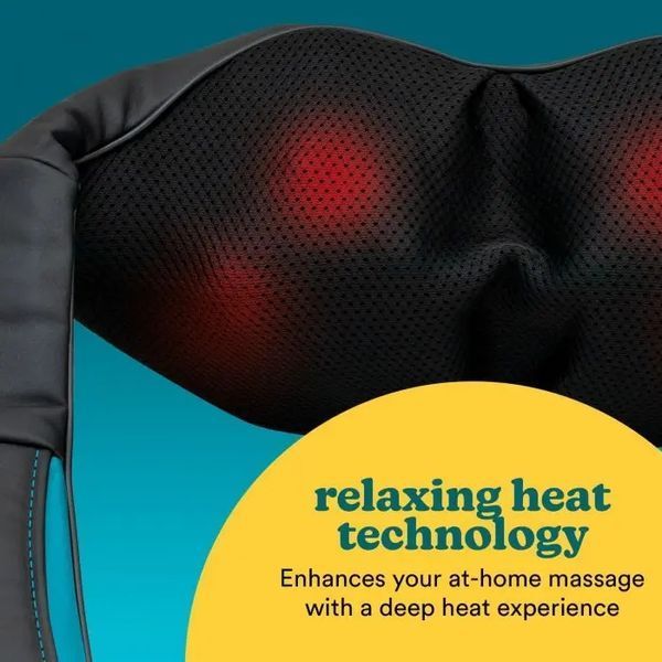 Масажер для шиї та плечей Shiatsu + Heat 00014677 фото