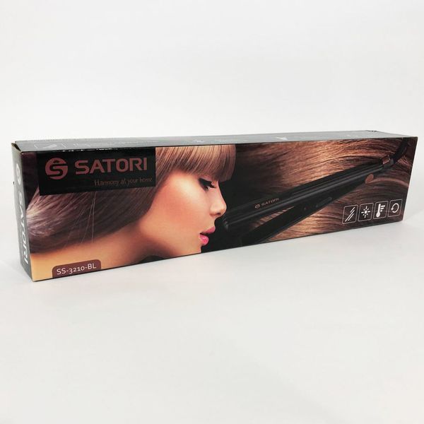 Щипцы для волос Satori SS-3210-BL, гофре плойка утюжок для волос, профессиональный утюжок 00015524 фото