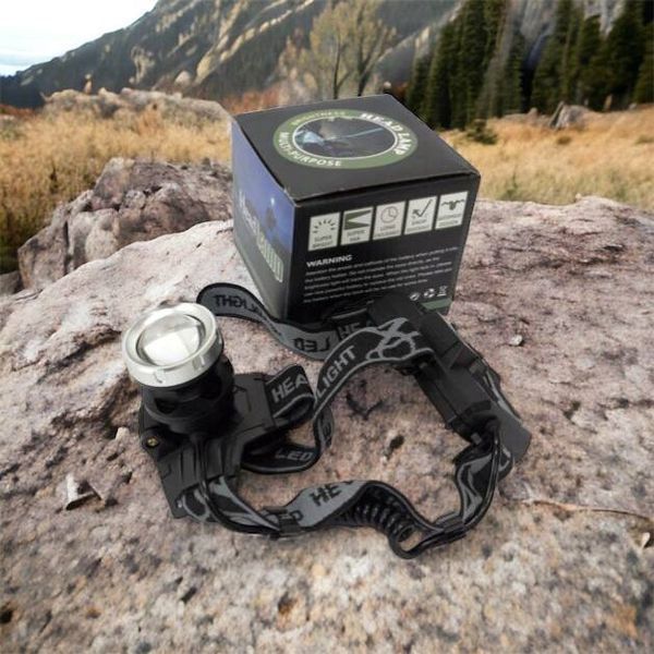 Ліхтарик на голову Bailong BL-8070-P50, LED налобний акумуляторний ліхтар, ліхтар на голову для риболовлі 00022859 фото