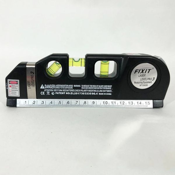 Лазерный уровень Laser Level Pro 3 со встроенной рулеткой, Высокоточный лазерный уровень 00012598 фото