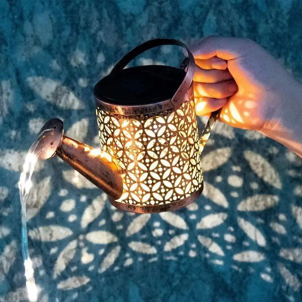 Садовий світильник на сонячній батареї "Лійка" 80см, Fairy lamp / Декоративний LED ліхтар для саду 00023147 фото